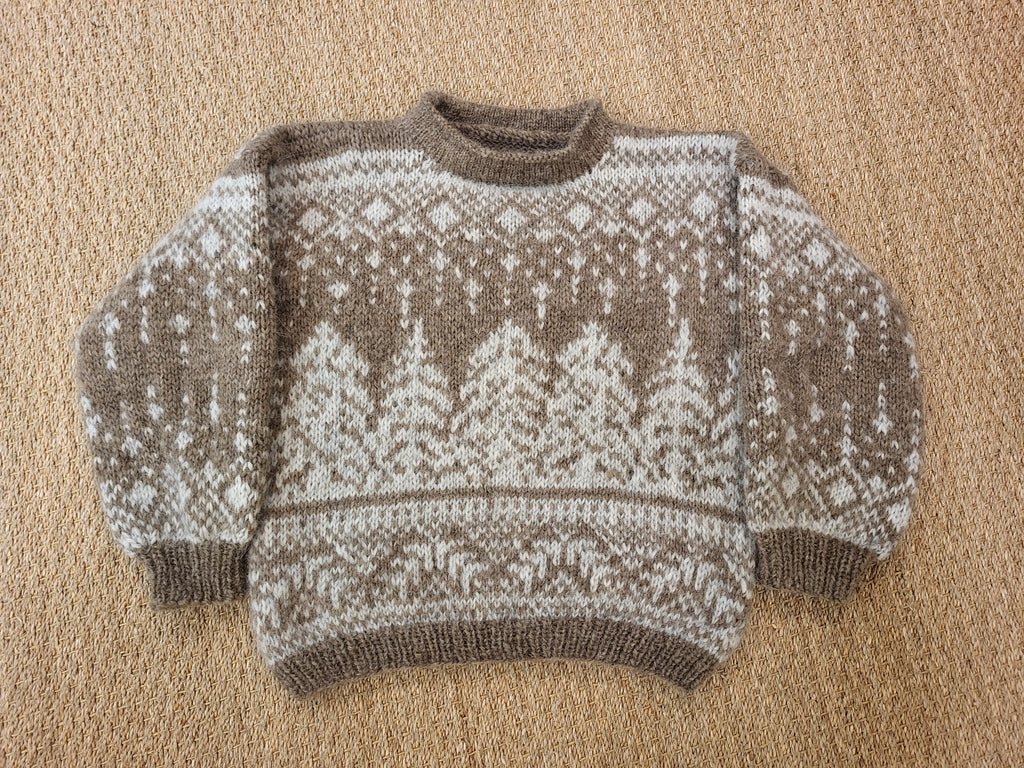 Pull Christmas Tree - 100% Laine Islandaise