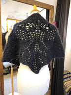 Petit Châle Mohair Noir