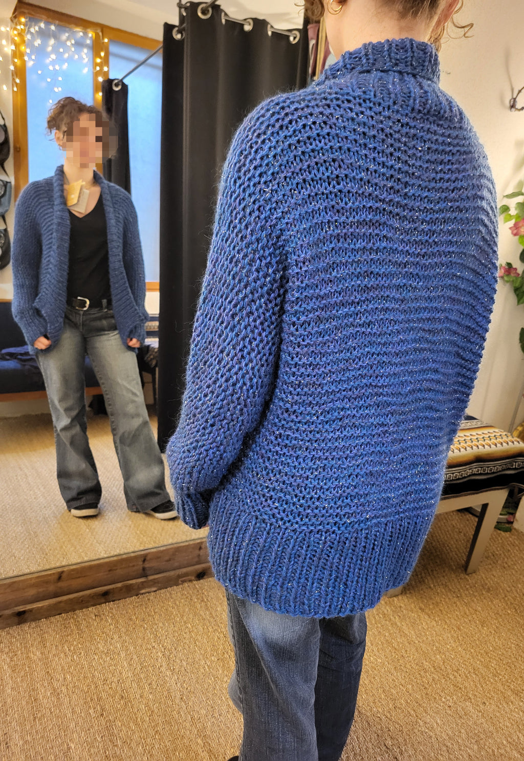 Cardigan en Laine - Grand bleu