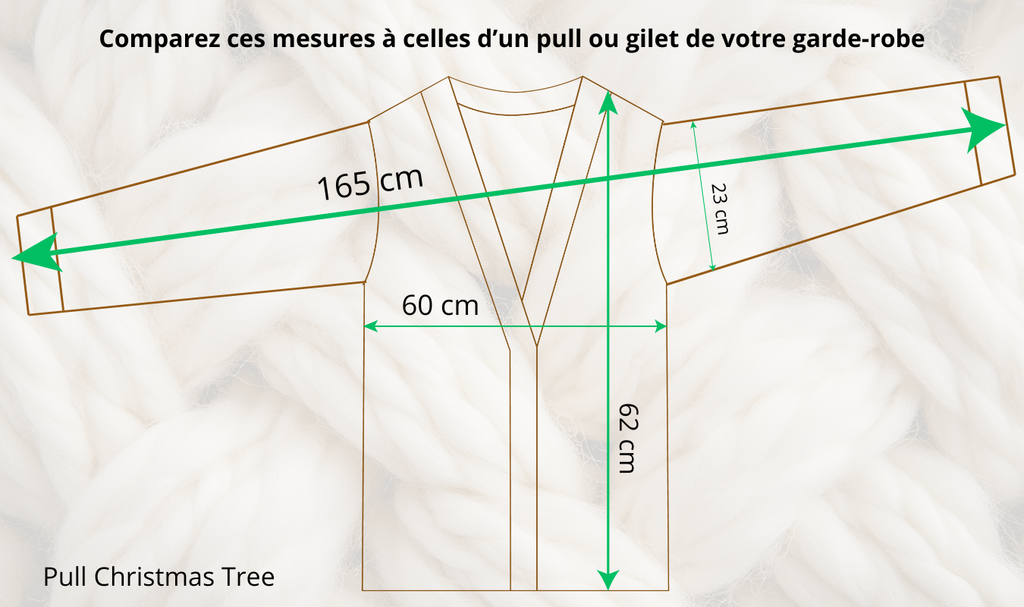 Pull Christmas Tree - 100% Laine Islandaise