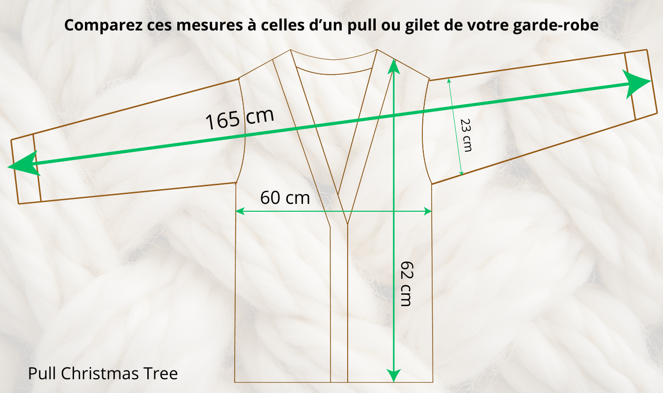 Pull Christmas Tree - 100% Laine Islandaise