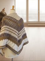 Châle en laine Fait main