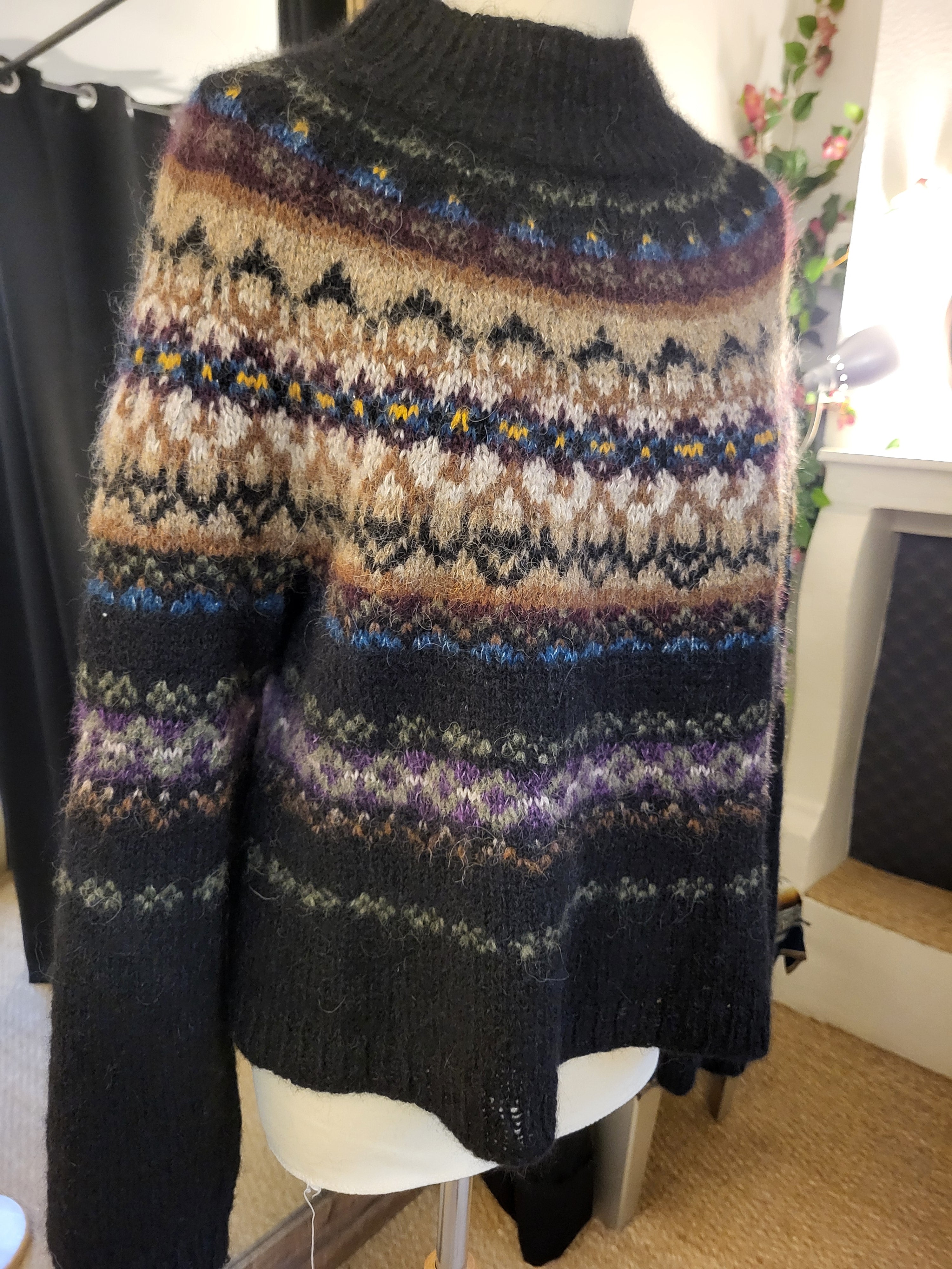 PULL JAQUARD TRICOT NORDIQUE