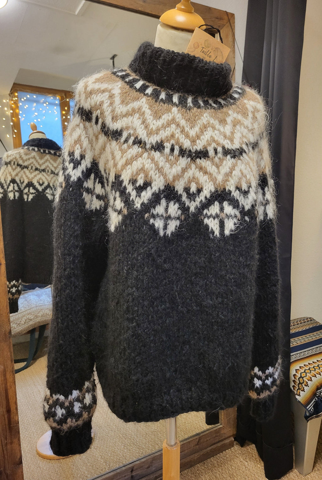 PULL DOUILLET TRICOT MAIN LAINE