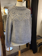 PULL TRICOT DENTELLE